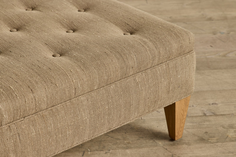 Tufted Ottoman, 54"