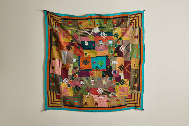Patchwork Siddhi Quilt, No.6