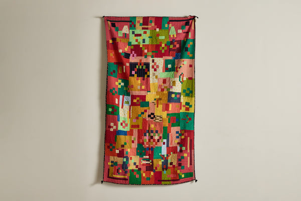 Patchwork Siddhi Quilt, No.4
