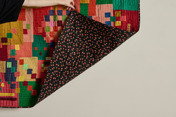 Patchwork Siddhi Quilt, No.4