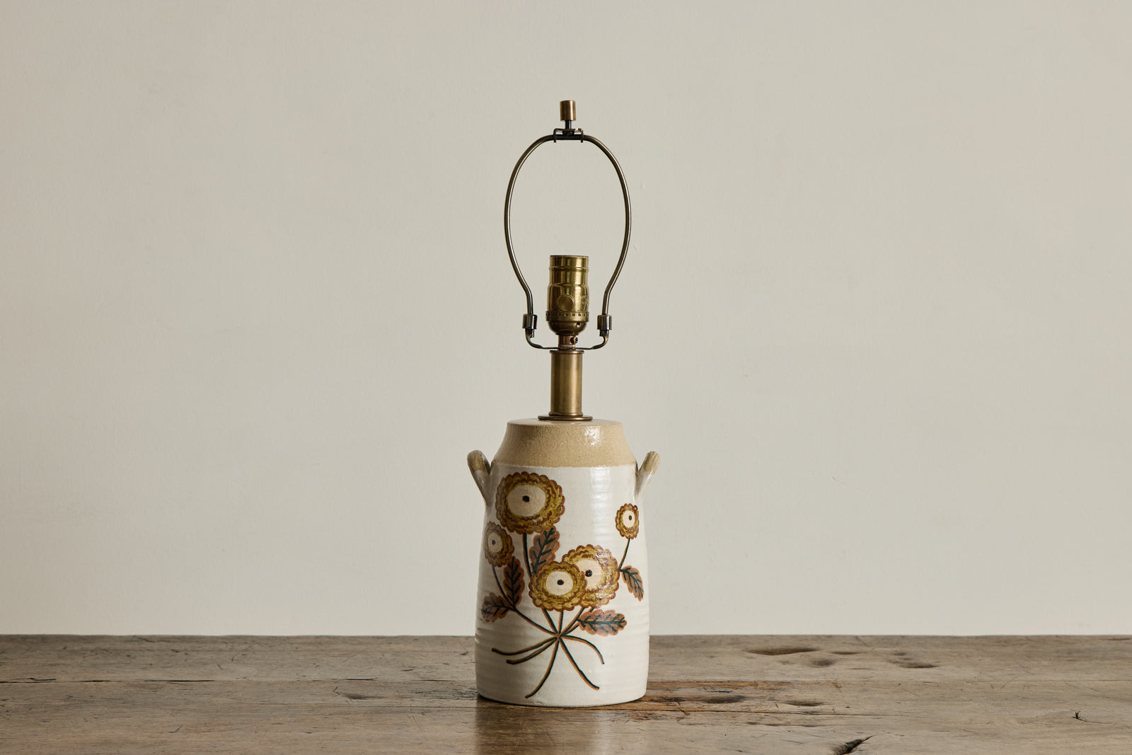 Ranunculus Table Lamp in Ochre – Nickey Kehoe