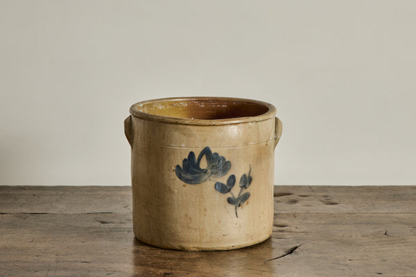 Floral Stonewash Crock