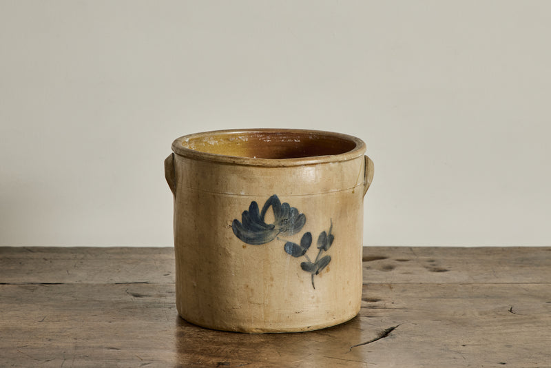 Floral Stonewash Crock