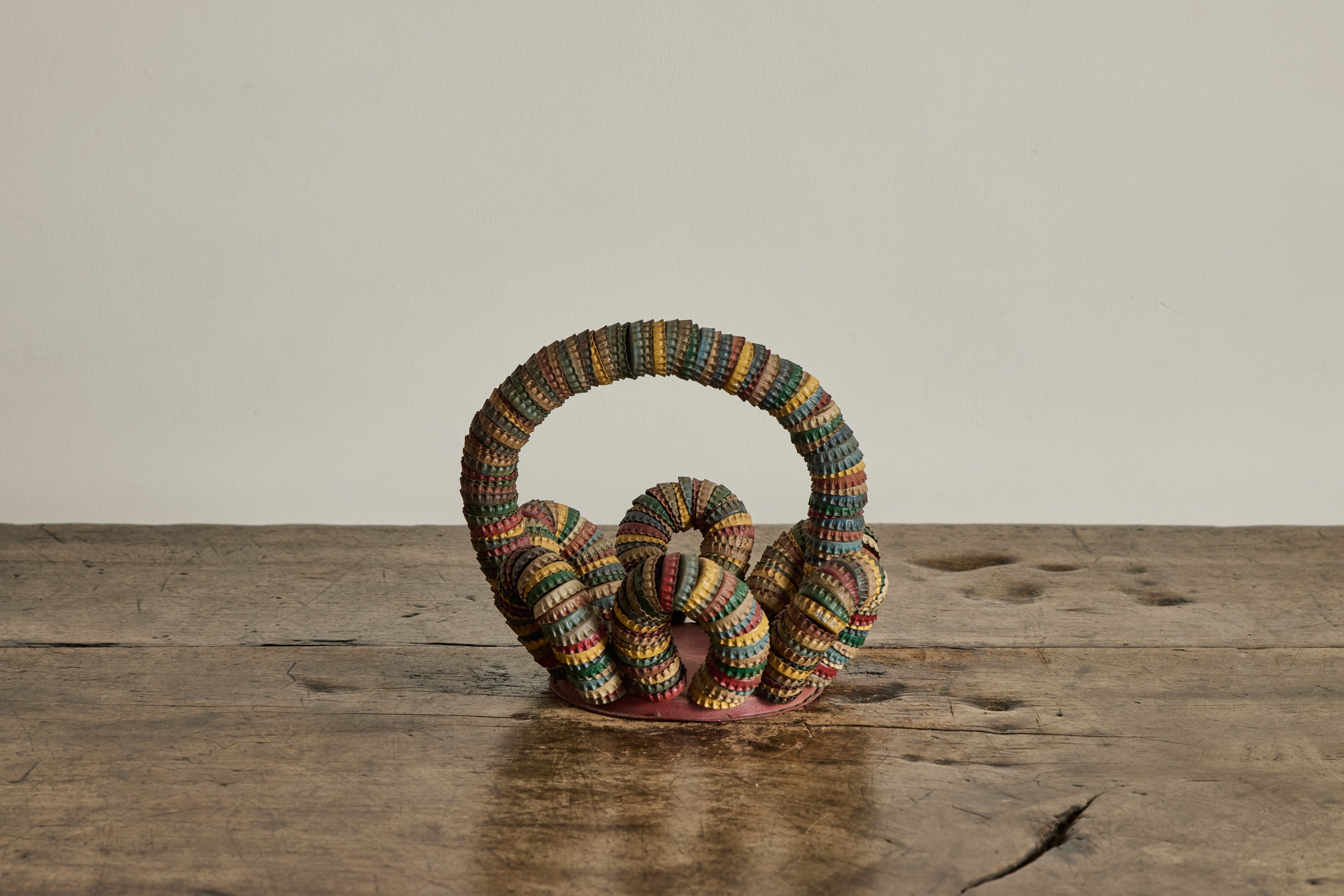 Colored Bottle Cap Basket