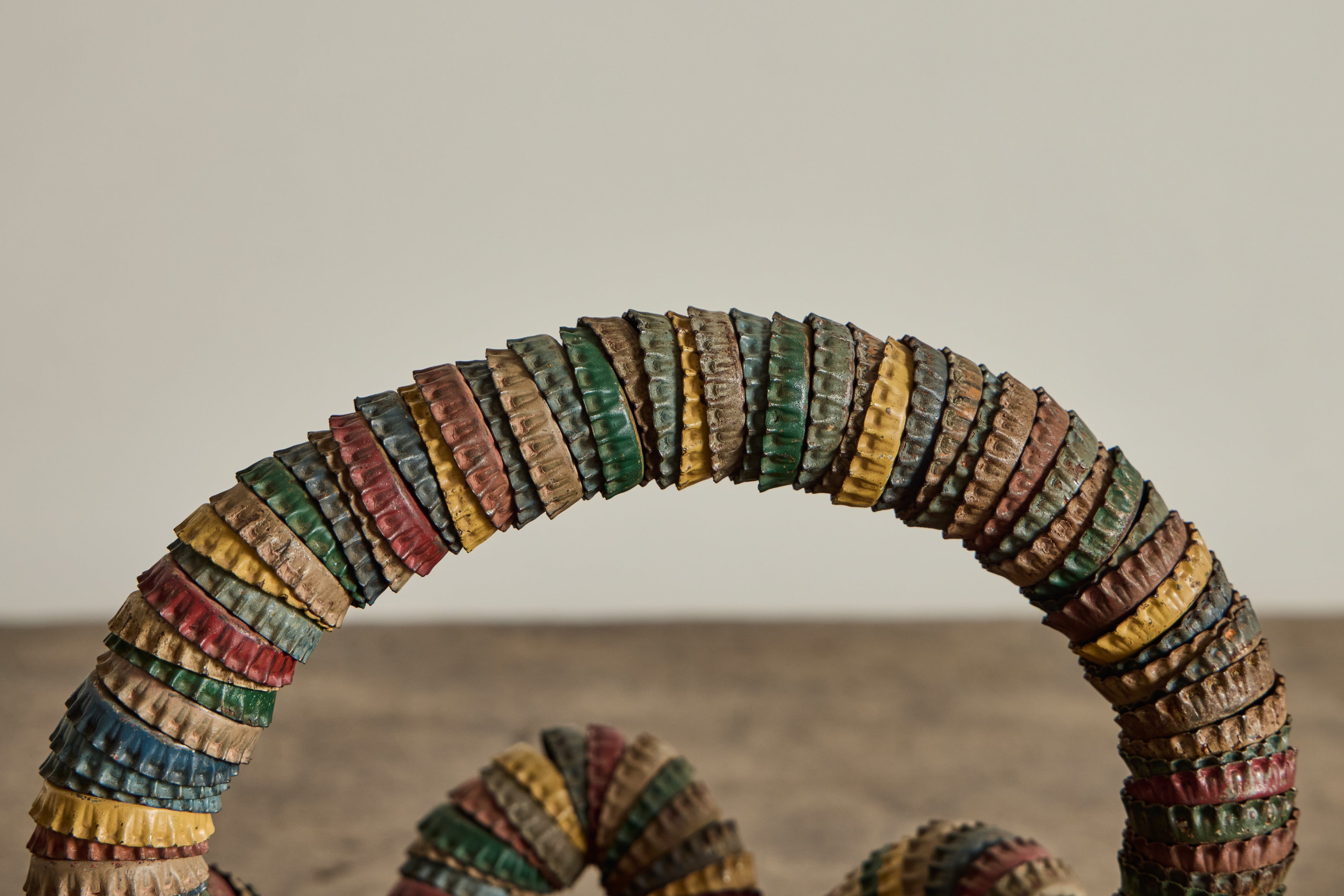 Colored Bottle Cap Basket