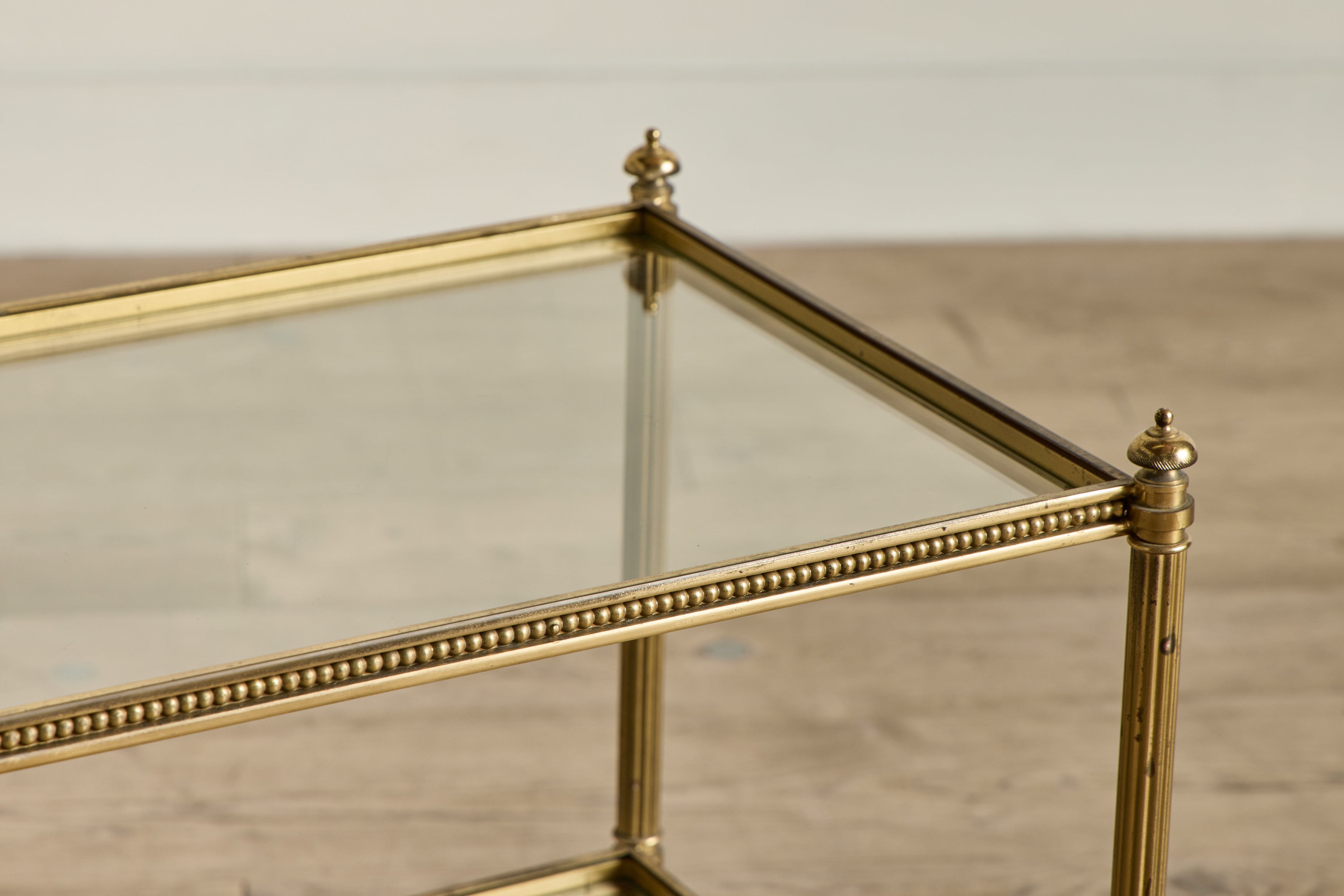 Neoclassical Brass Table