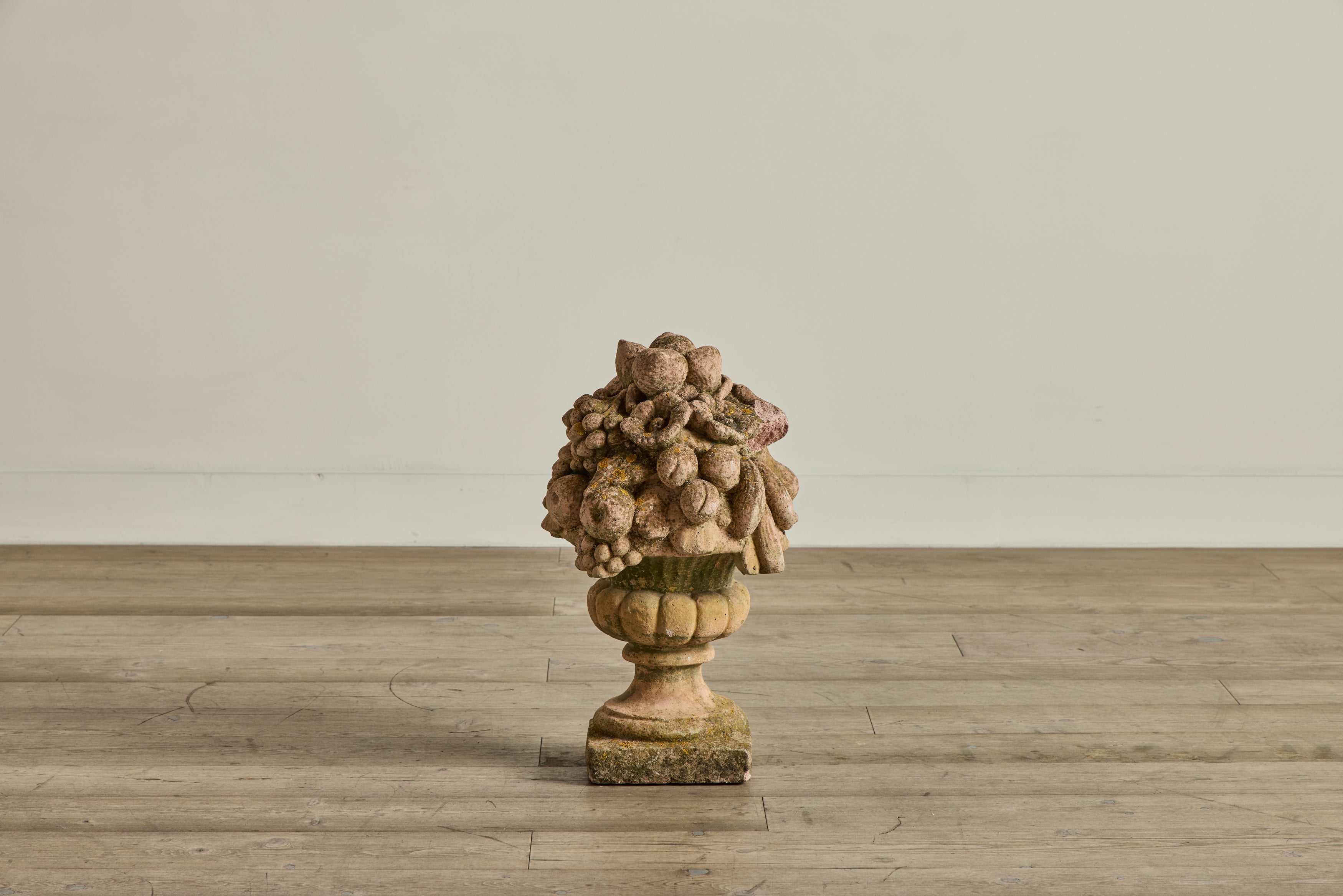 Pair of Terracotta Fruit Sculptures