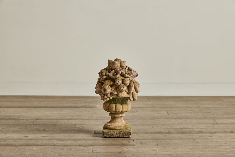Pair of Terracotta Fruit Sculptures