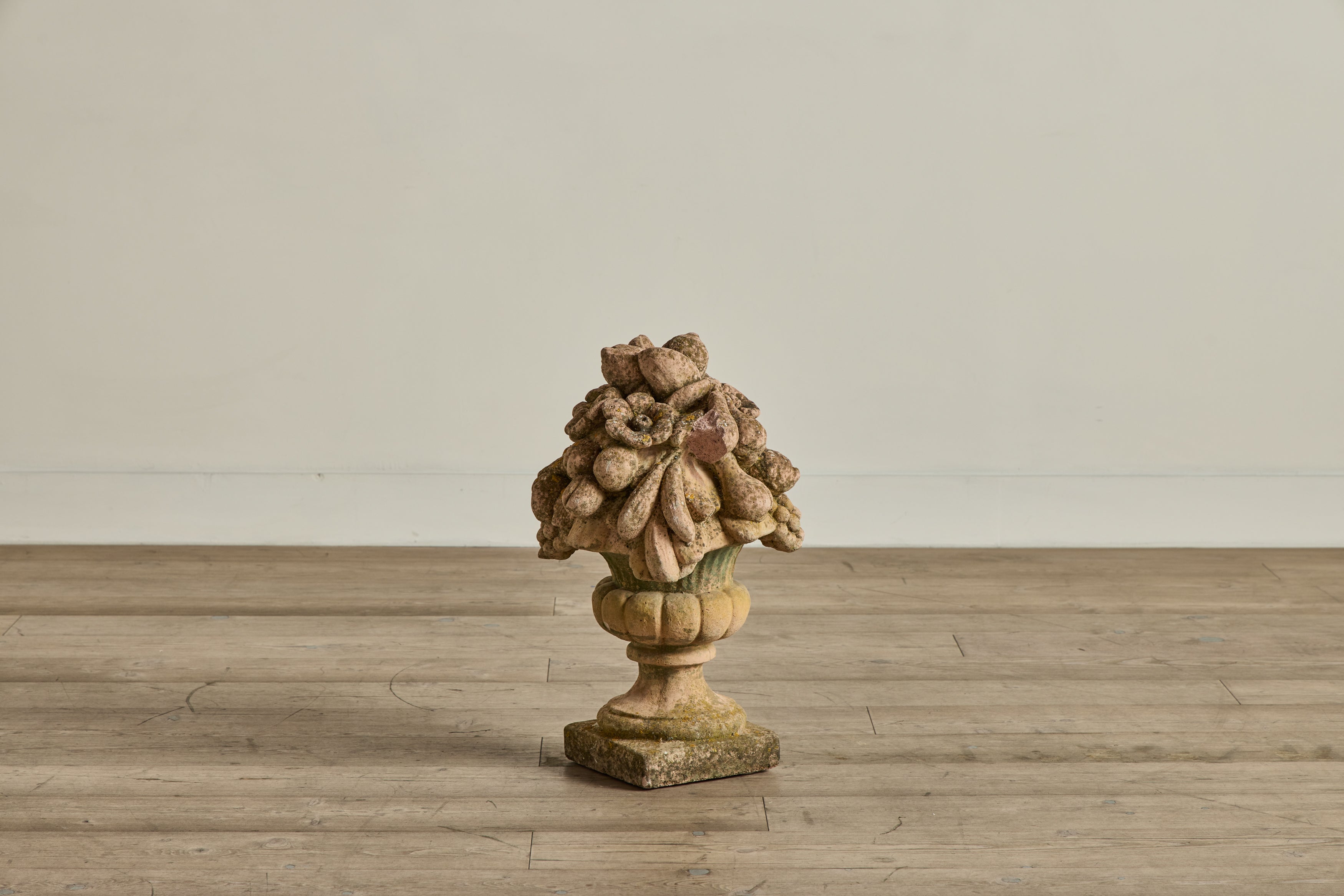 Pair of Terracotta Fruit Sculptures