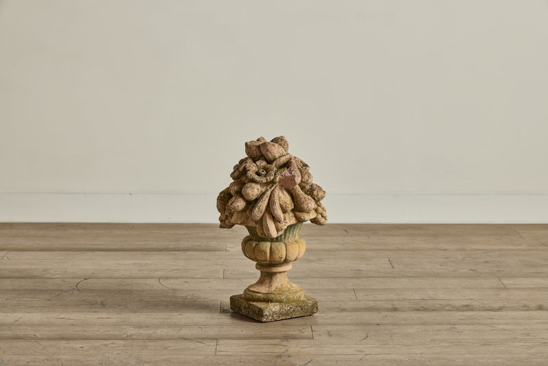 Pair of Terracotta Fruit Sculptures
