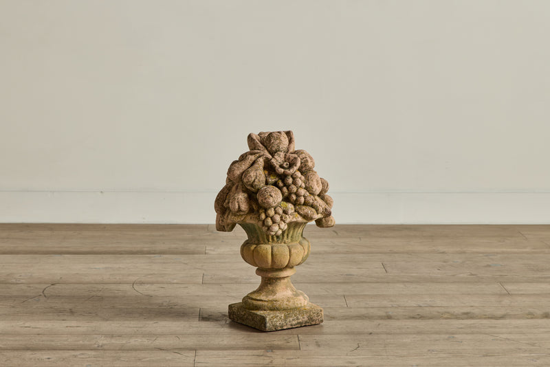 Pair of Terracotta Fruit Sculptures