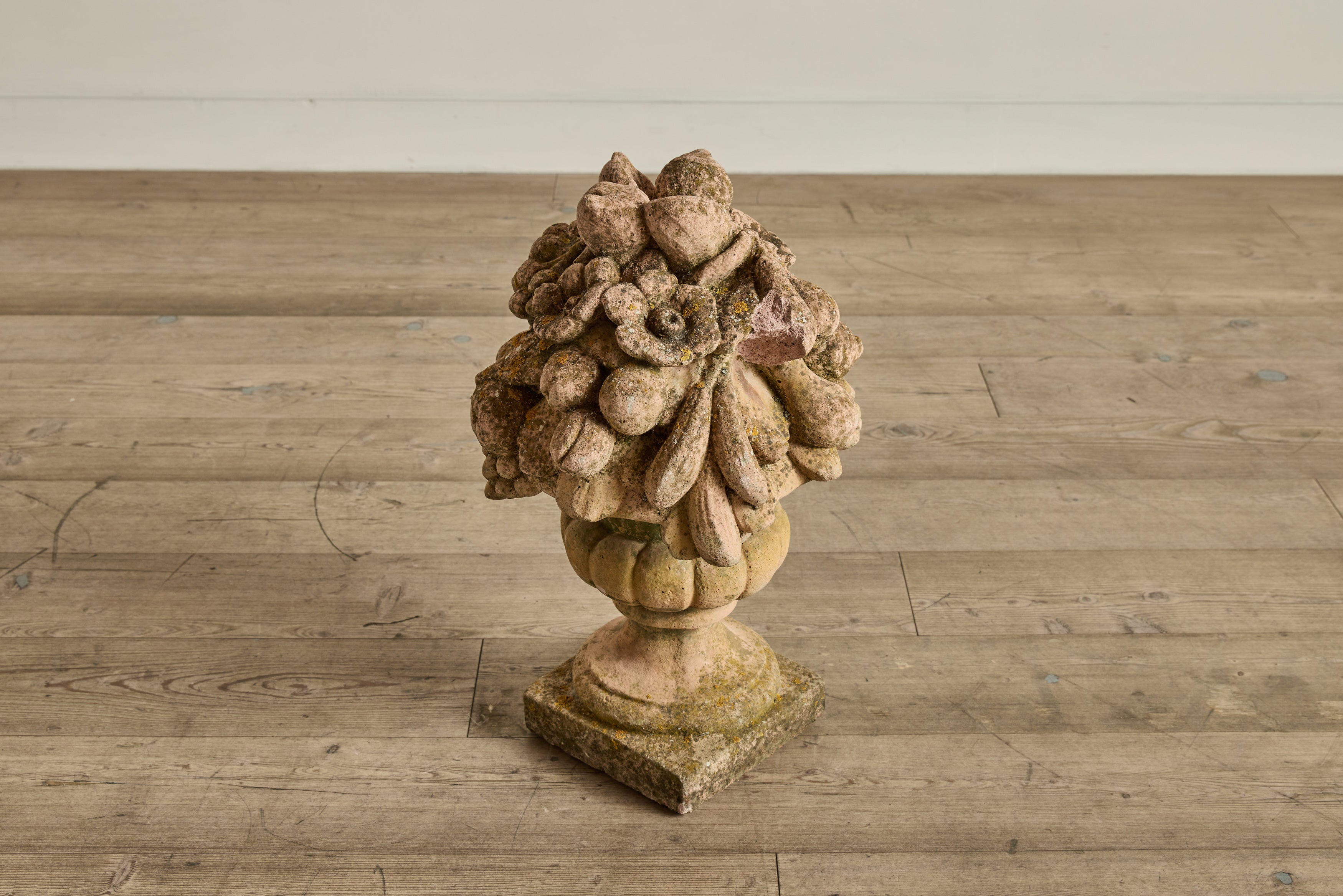 Pair of Terracotta Fruit Sculptures