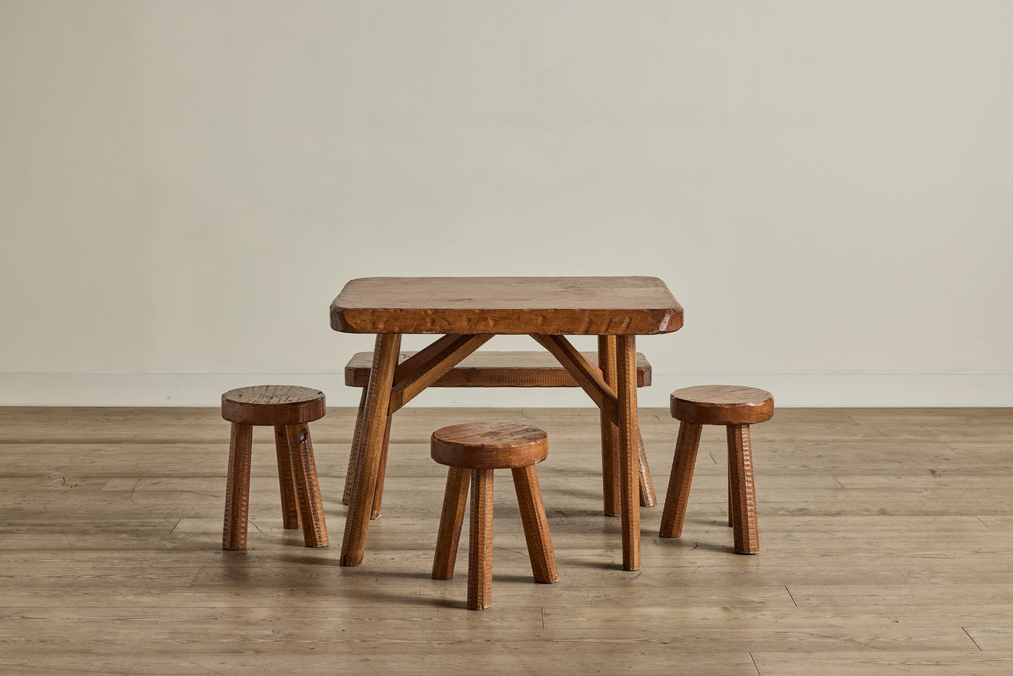 Brutalist Set- Table & Seating