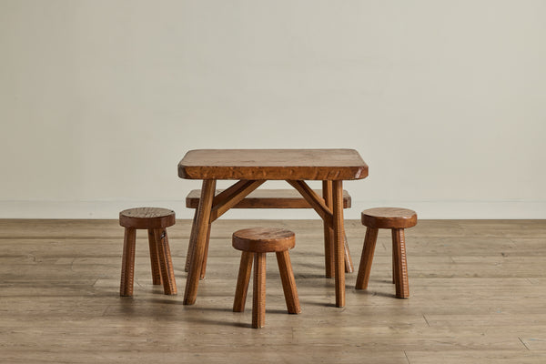Brutalist Set- Table & Seating