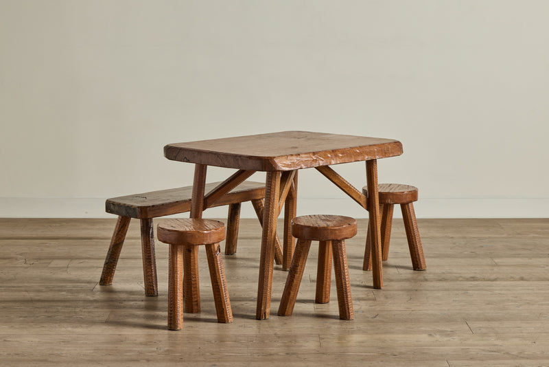 Brutalist Set- Table & Seating