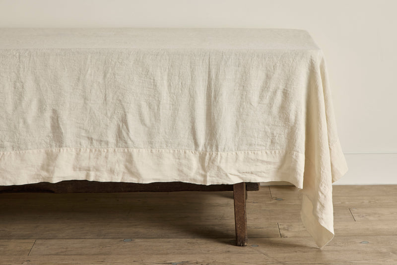 Linen Tablecloth In Natural