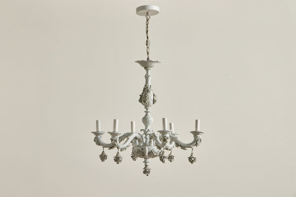 Italian Porcelain Chandelier
