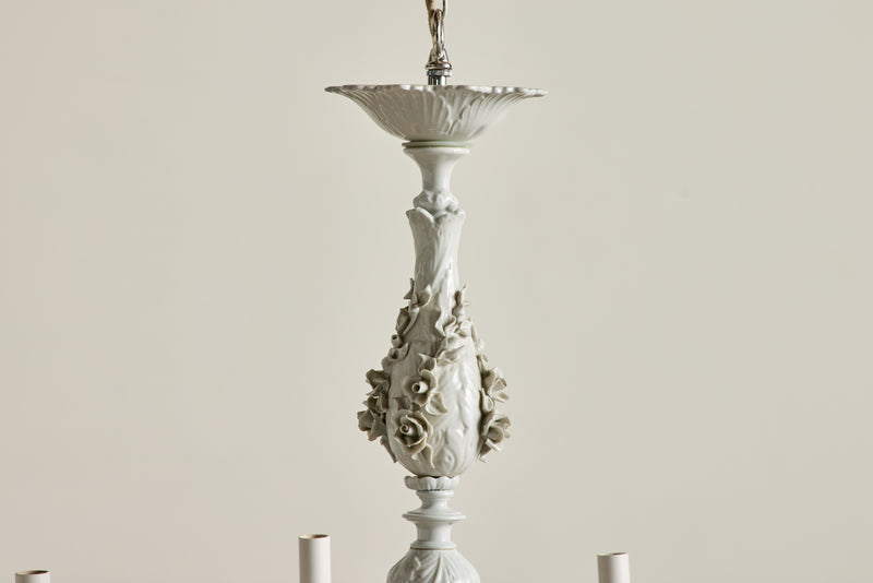 Italian Porcelain Chandelier
