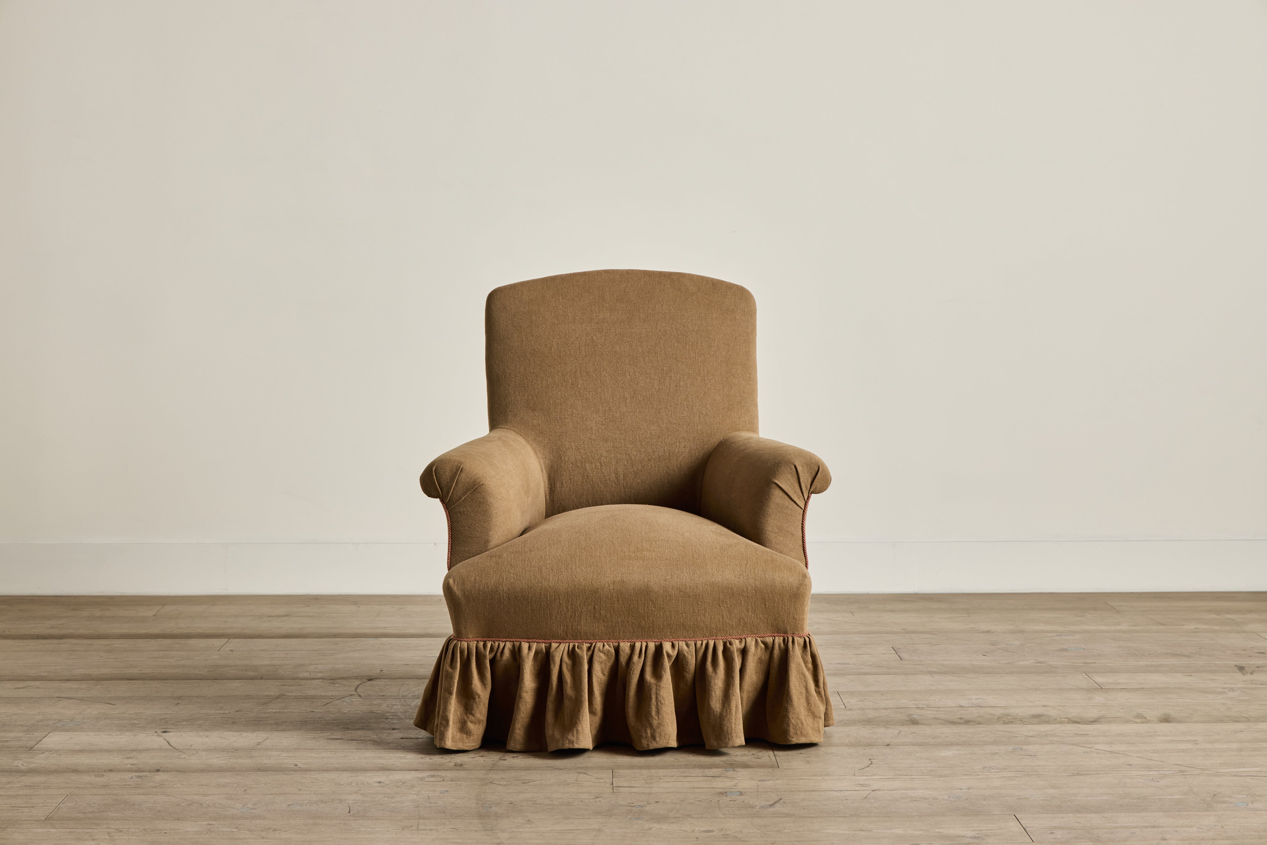 French Skirted Arm Chair