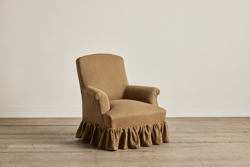 French Skirted Arm Chair