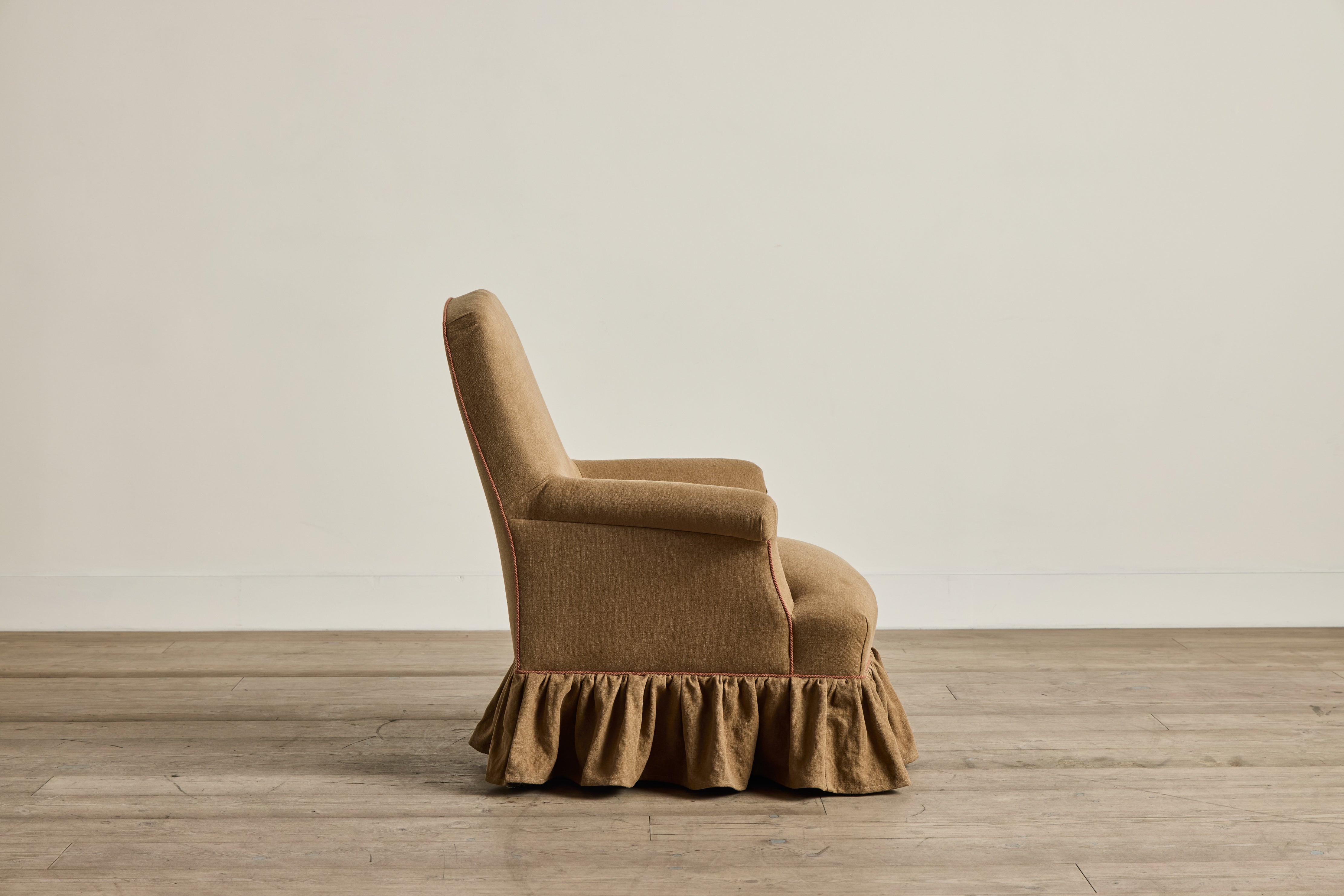 French Skirted Arm Chair