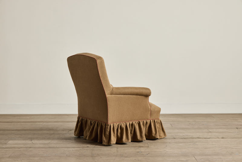 French Skirted Arm Chair