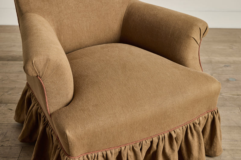 French Skirted Arm Chair