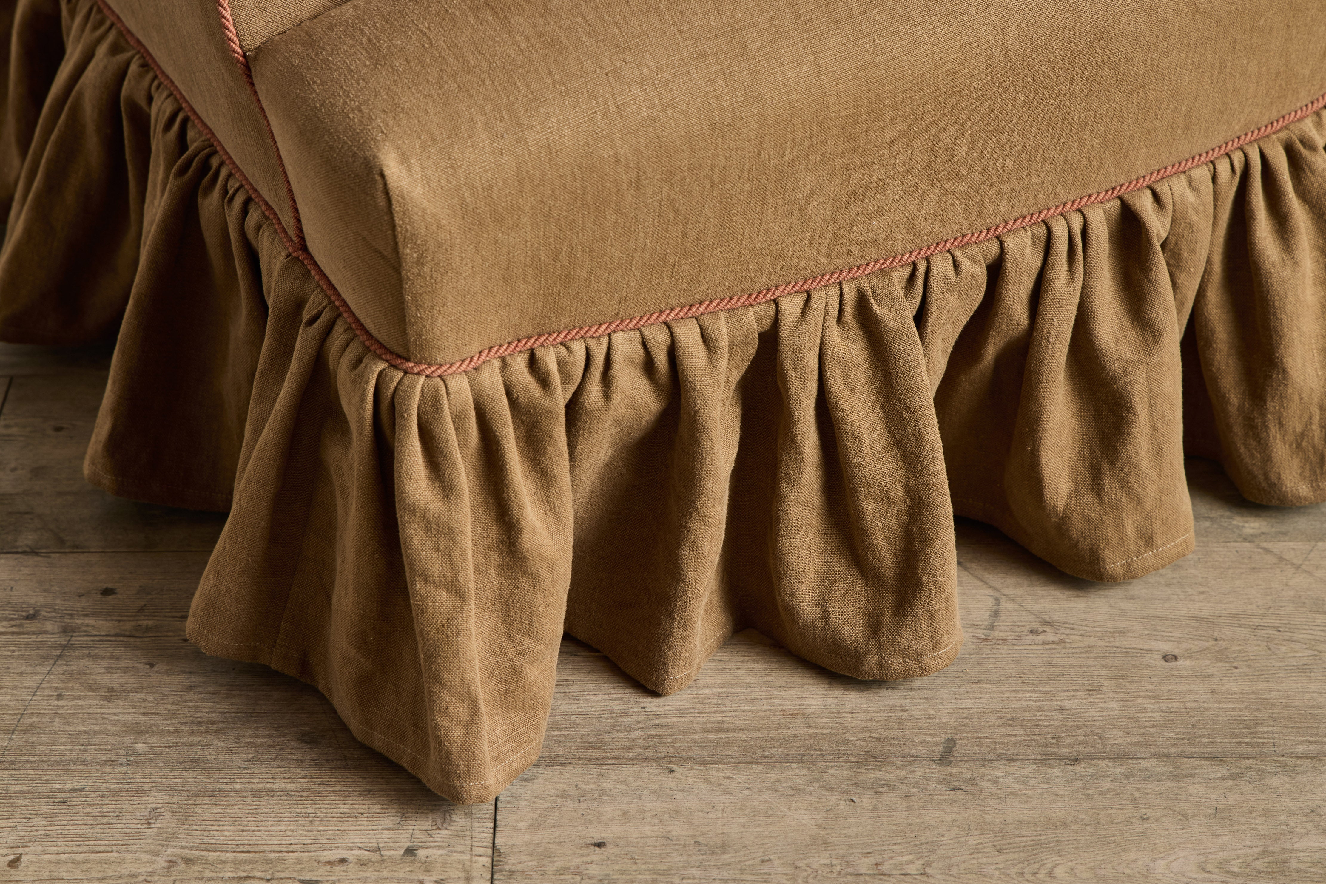 French Skirted Arm Chair