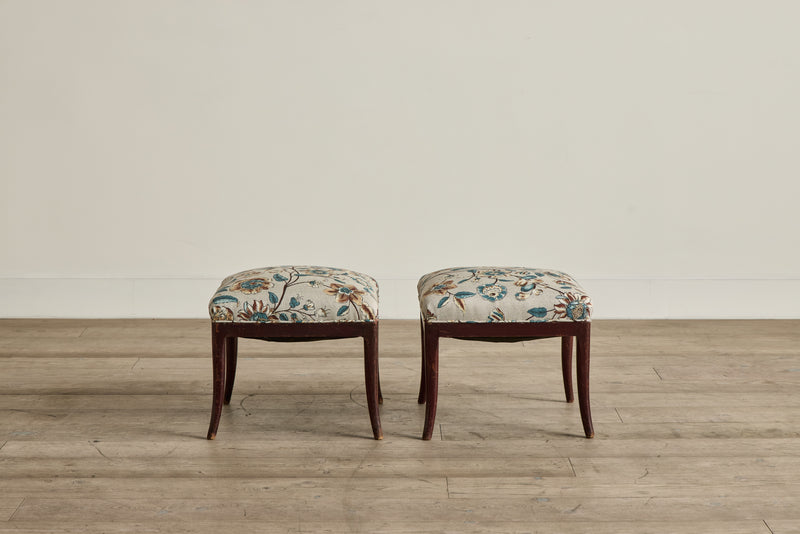 Pair of Thonet Style Ottomans