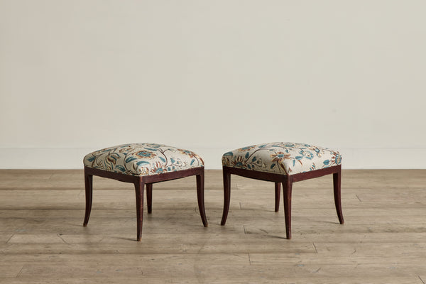 Pair of Thonet Style Ottomans