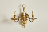 Pair of Brass Sconces