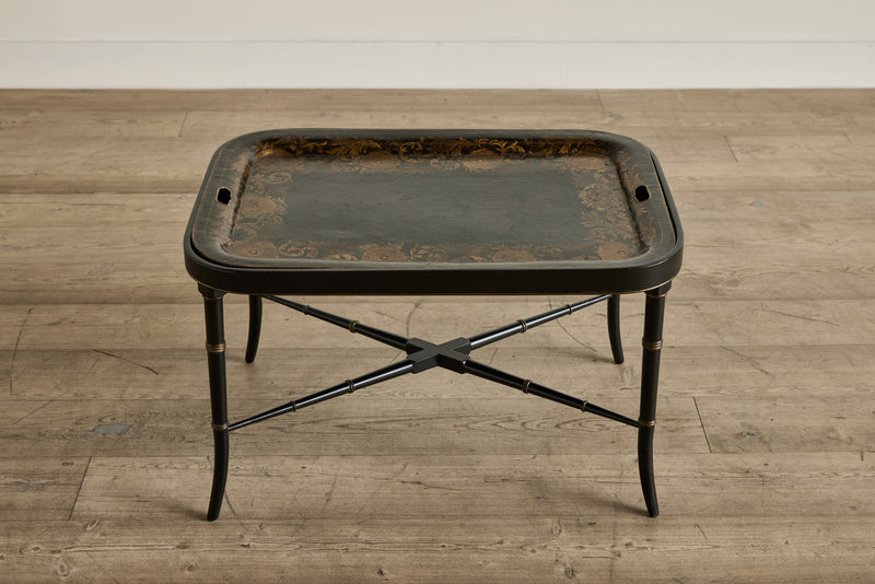 Tole Painted Tray Table