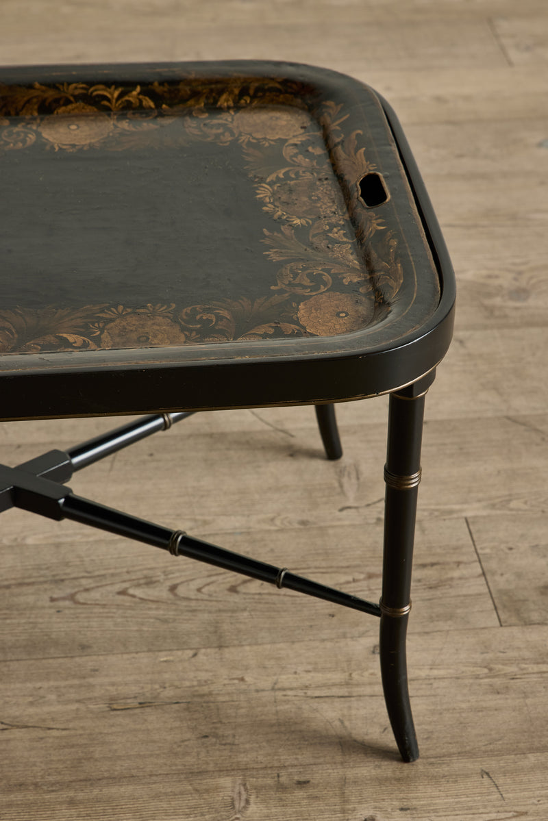 Tole Painted Tray Table