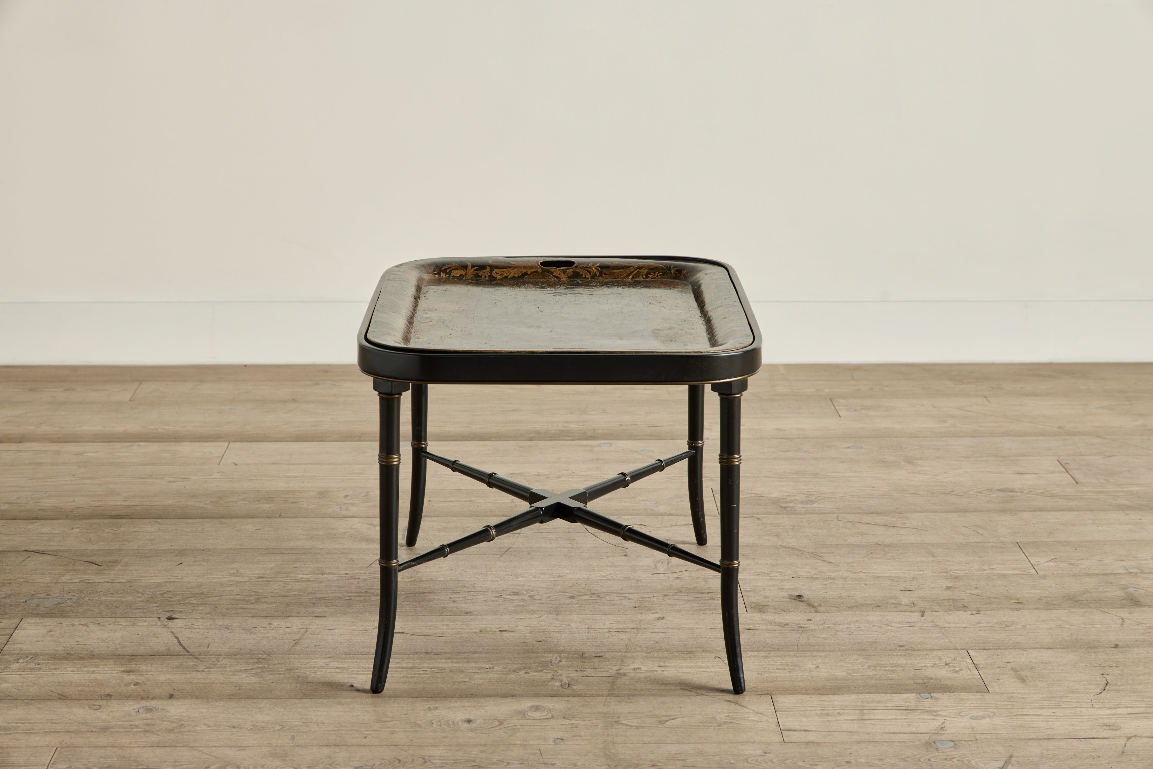 Tole Painted Tray Table