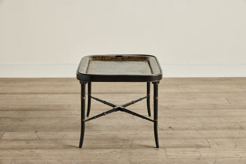 Tole Painted Tray Table