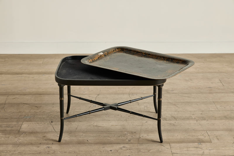 Tole Painted Tray Table