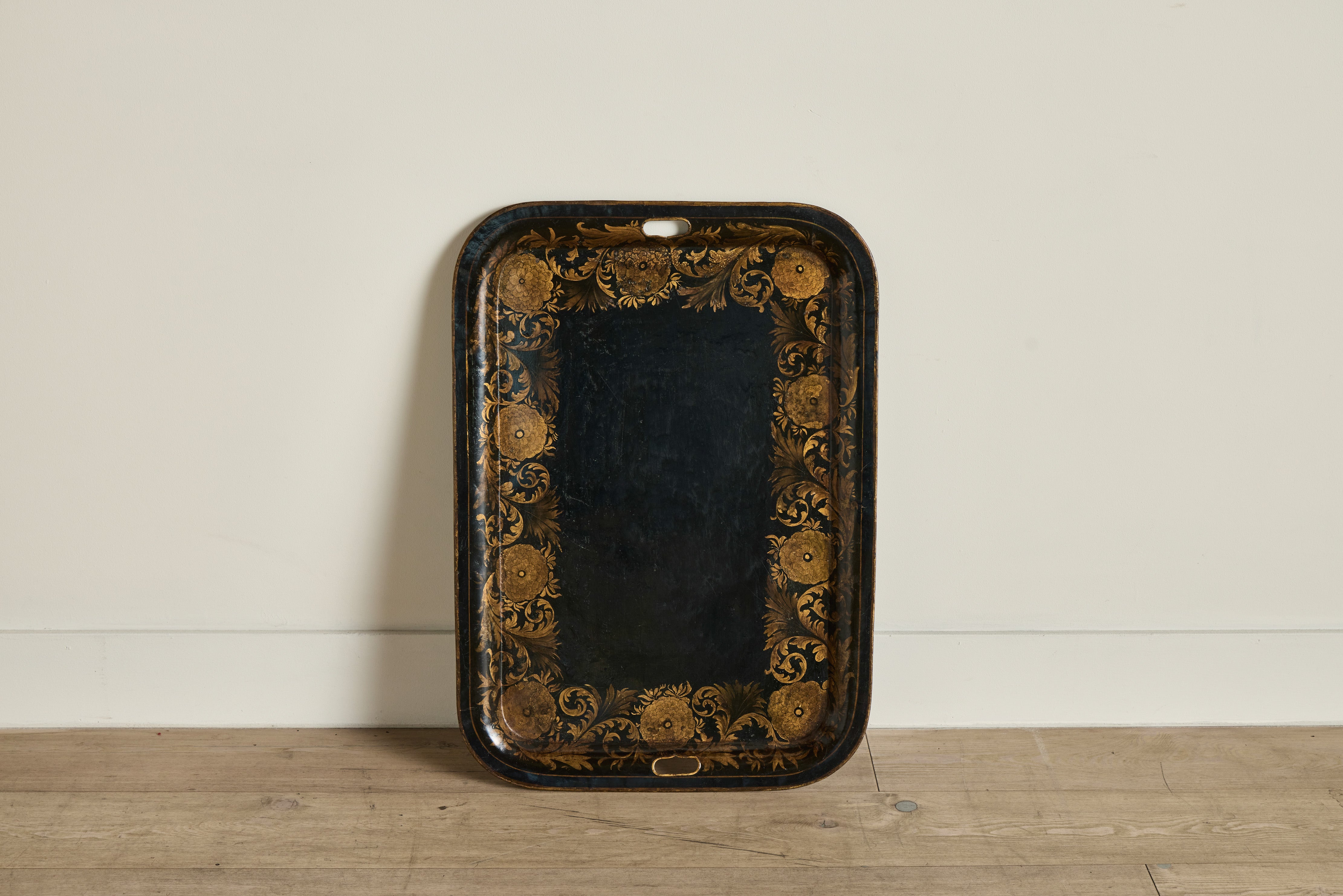 Tole Painted Tray Table