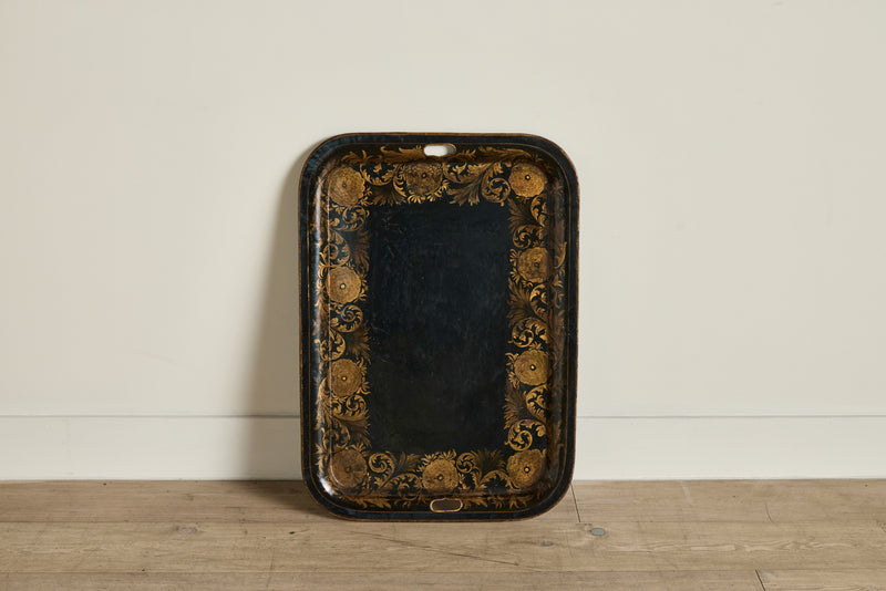 Tole Painted Tray Table