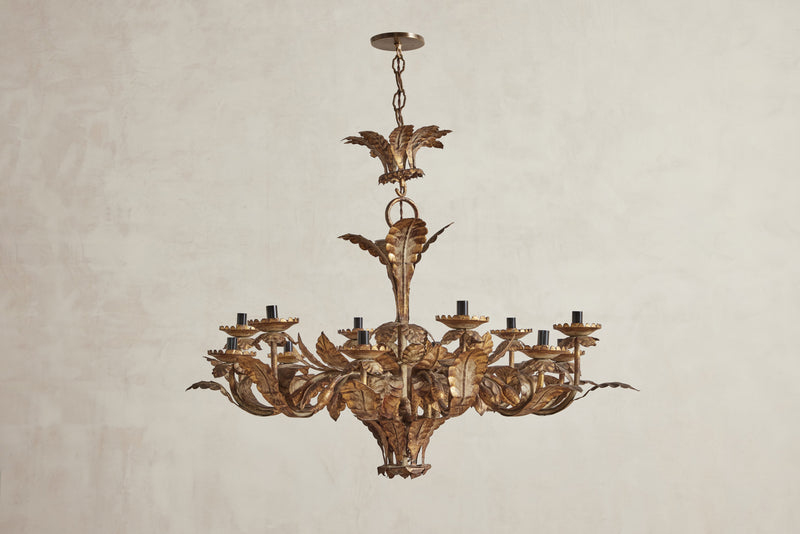 Large Tole Chandelier