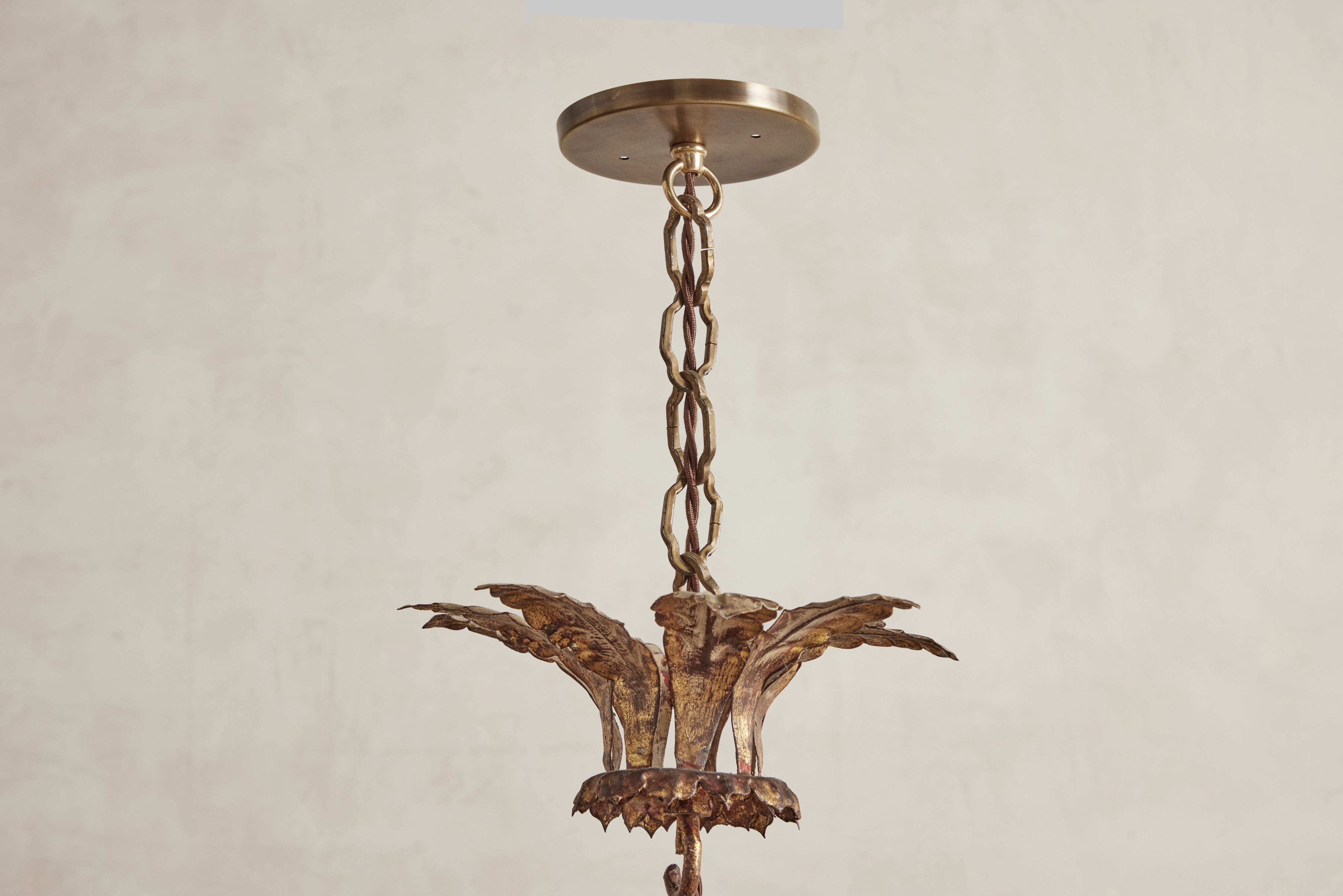 Large Tole Chandelier