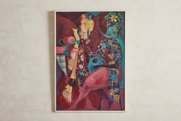 1970s Painting by Valencia