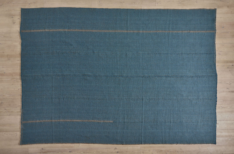 Blue Wool Kilim, 10' x 14'4