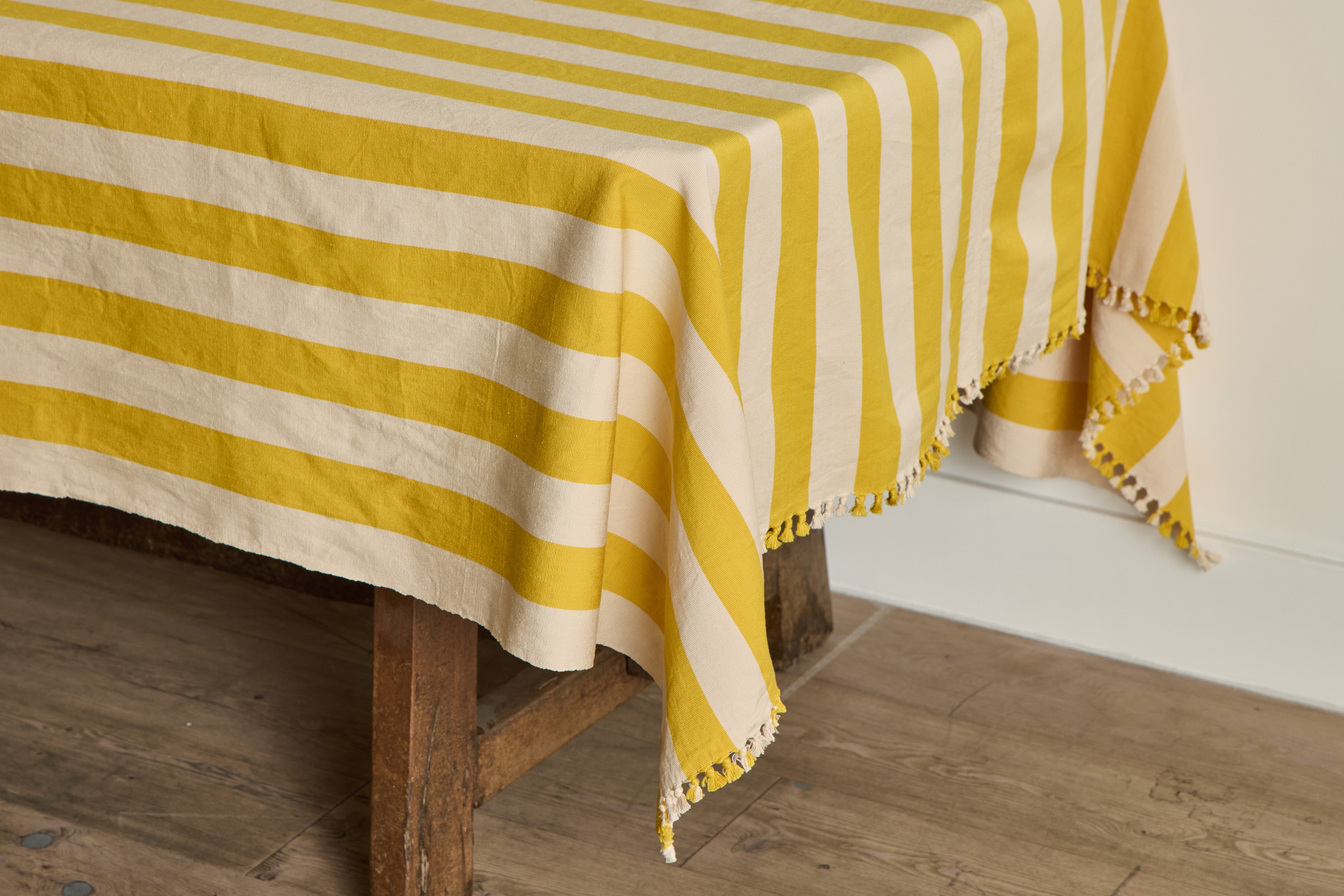 Lemon & Sand Tablecloth