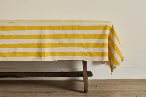 Lemon & Sand Tablecloth