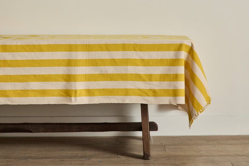 Lemon & Sand Tablecloth