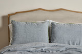 Shams in Indigo Chambray