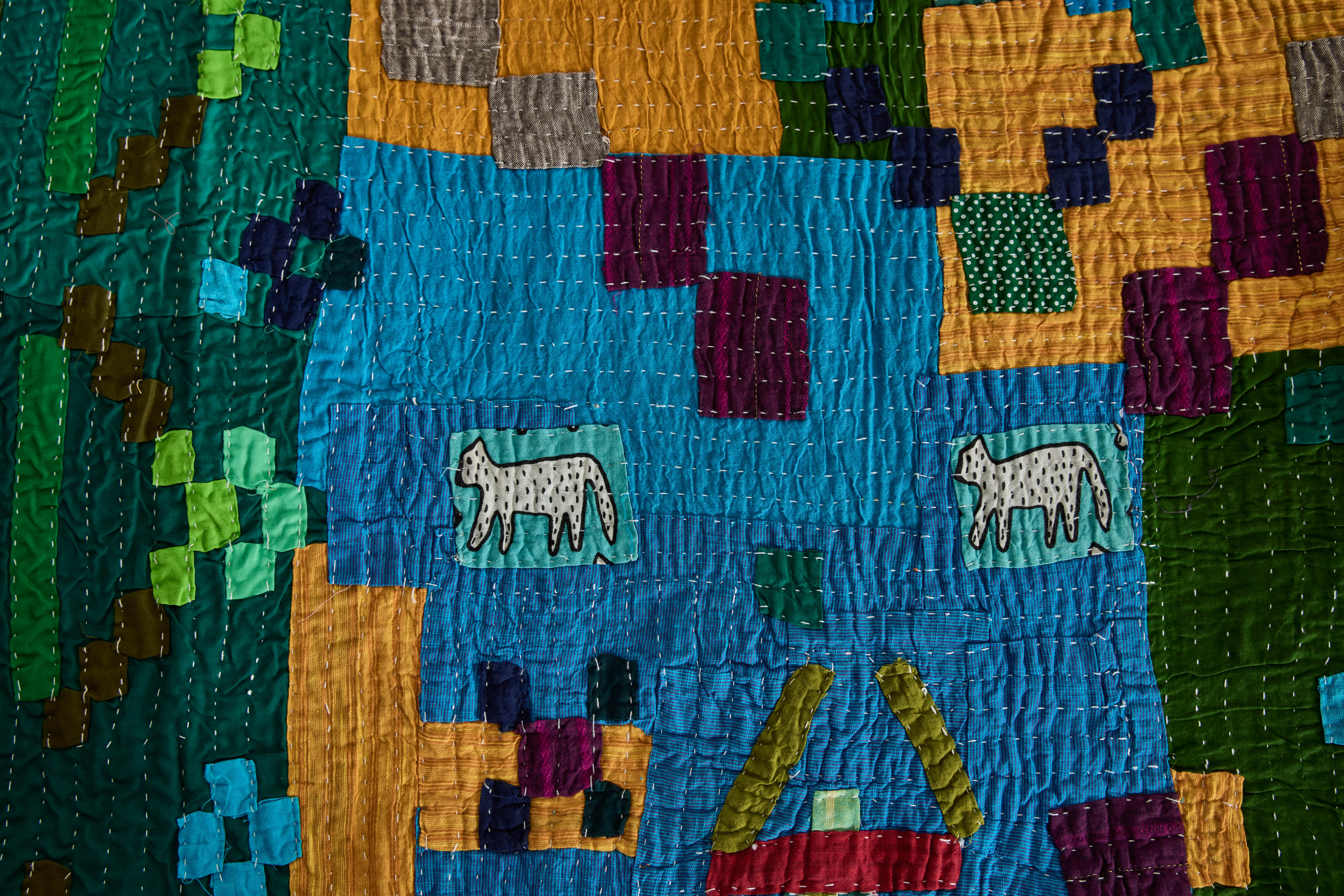 Patchwork Siddhi Quilt, No.7