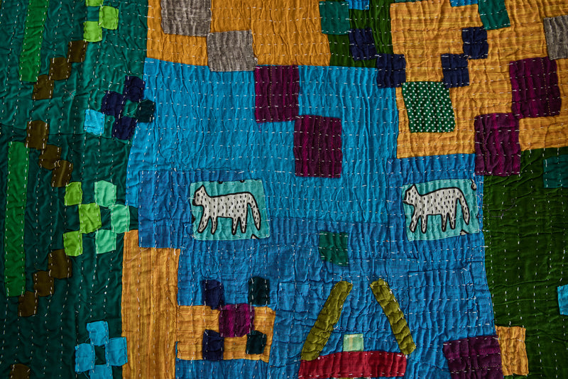 Patchwork Siddhi Quilt, No.7