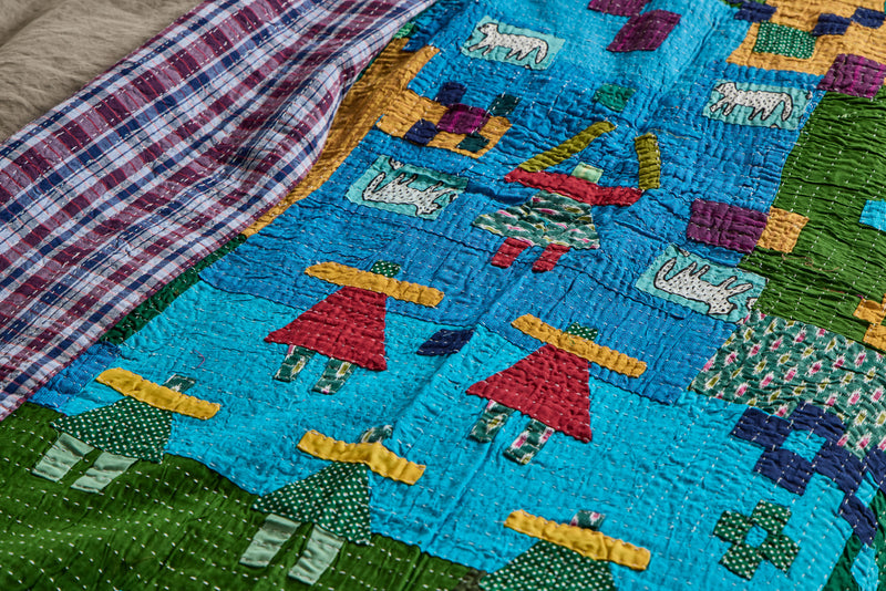 Patchwork Siddhi Quilt, No.7
