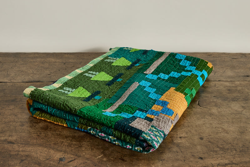 Patchwork Siddhi Quilt, No.7